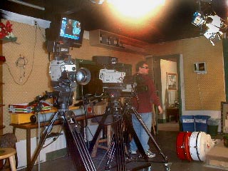 The Breckenridge TV camera and lighting guys