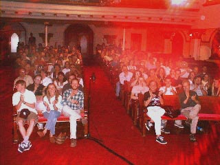 Many of Paul's friends and family in the crowd tonight!