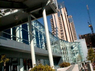 The outside of the BayTV studio building