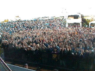 An exuberant crowd of 15000+ new CGT fans!