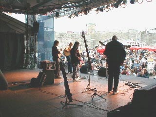 The Trio and Tony performing!