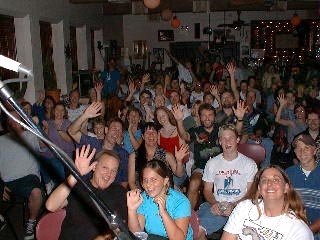 These people seem to be enjoying themselves quite a bit!