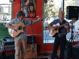 Paul and Bert get ready for the show!