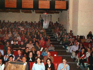 What a wonderful theatre with stadium seating... not many seats left however!