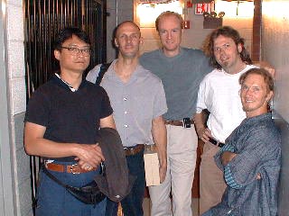 The Trio with Jarrod and John Schaefer pose for the camera