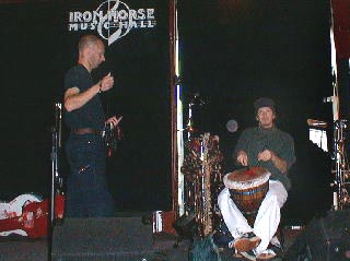 Bert and Jarrod Onstage At The Iron Horse!