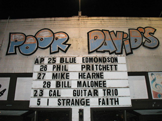
    Poor David's - Dallas, TX
  , 
    April 23, 2002
  