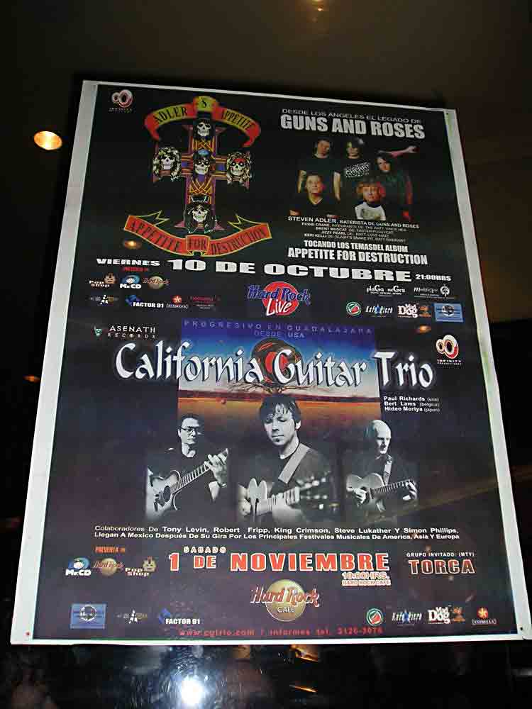 
    Hard Rock Cafe' - Guadalajara, MX
  , 
    November 1st, 2003
  